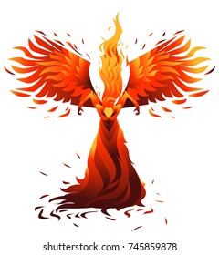 fire elemental fantasy winged creature