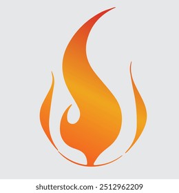 Fire emblem icon clipart illustration 