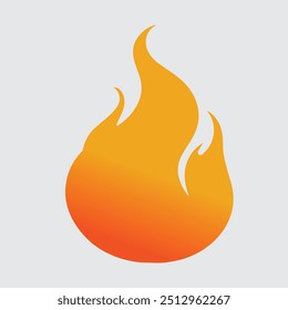 Fire emblem icon clipart illustration 