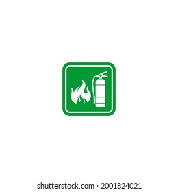fire emergency evacuations ,procedure sign icon vector symbol
