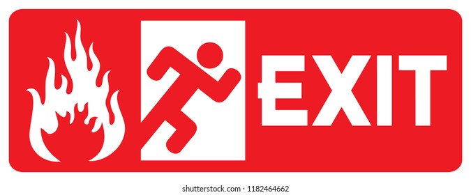 fire emergency exit door 