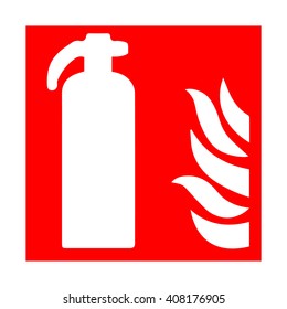 Fire emergency icons. Vector illustration. 