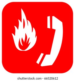 Fire emergency logo