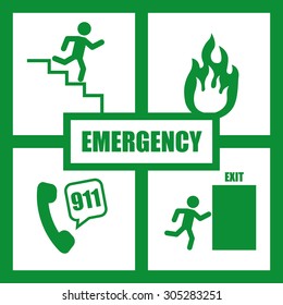 Fire Emergency, Vector illustration, graphic eps 10