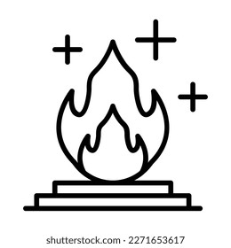 Fire Energy Icon Design For Personal And Commercial Use
