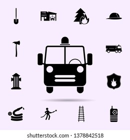 fire engine icon. Fireman icons universal set for web and mobile