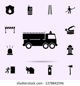 fire engine icon. Fireman icons universal set for web and mobile