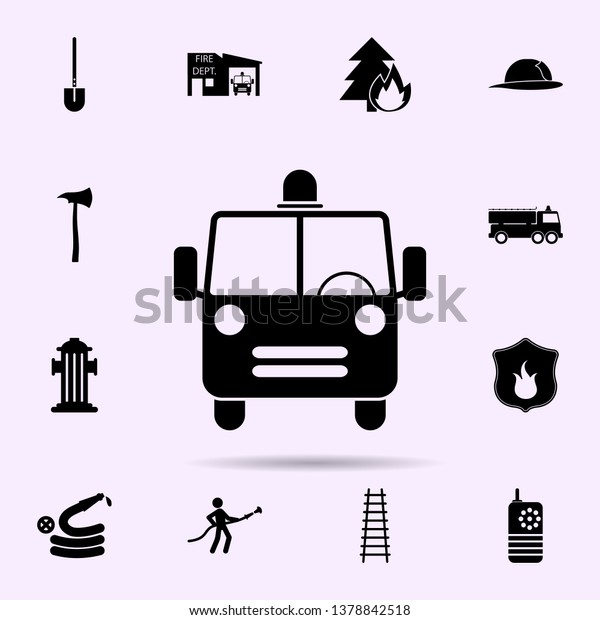 fire engine icon. Fireman icons universal set for\
web and mobile