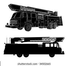 Fire Engine Vector 01