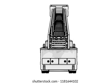 fire engine vector