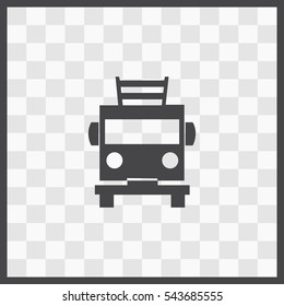 Fire engine vector icon. Isolated illustration. Business picture.