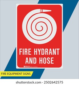 Señales de equipos de bomberos Carteles de archivos de Vector Conjunto de signos de ilustración y símbolos Diseño de signos de equipos de bomberos