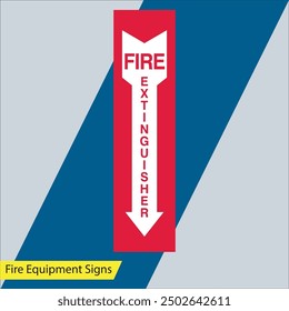 fire equipment signs vector files signs set illustration signs and symbols design fire equipment signs