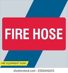 fire equipment signs vector files signs set illustration signs and symbols design fire equipment signs