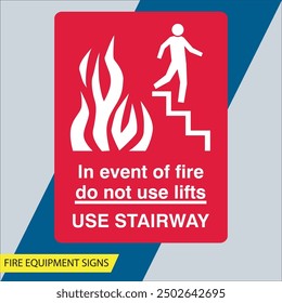 fire equipment signs vector files signs set illustration signs and symbols design fire equipment signs