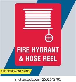 fire equipment signs vector files signs set illustration signs and symbols design fire equipment signs