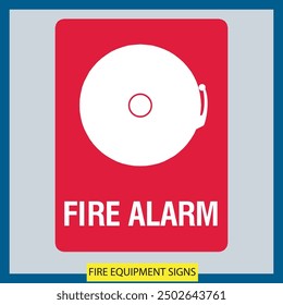 fire equipment signs vector files signs set illustration signs and symbols design fire equipment signs