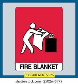 fire equipment signs vector files signs set illustration signs and symbols design fire equipment signs