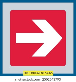fire equipment signs vector files signs set illustration signs and symbols design fire equipment signs
