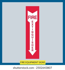 fire equipment signs vector files signs set illustration signs and symbols design fire equipment signs