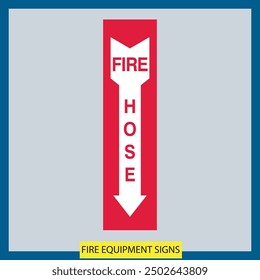 fire equipment signs vector files signs set illustration signs and symbols design fire equipment signs