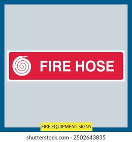 fire equipment signs vector files signs set illustration signs and symbols design fire equipment signs