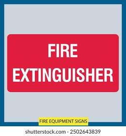 fire equipment signs vector files signs set illustration signs and symbols design fire equipment signs