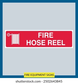 fire equipment signs vector files signs set illustration signs and symbols design fire equipment signs