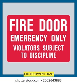 fire equipment signs vector files signs set illustration signs and symbols design fire equipment signs