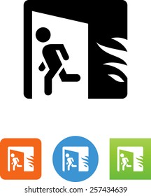 Fire exit icon