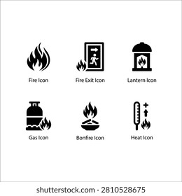 Fire, Fire Exit, Lantern, Gas, Bonfire, Heat, Icon