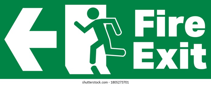 Fire exit on left side