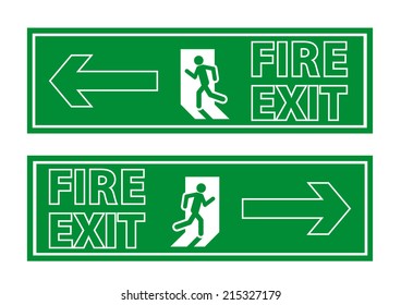 fire exit sign