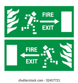 fire exit sign