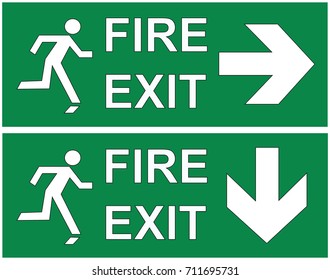 fire exit sign