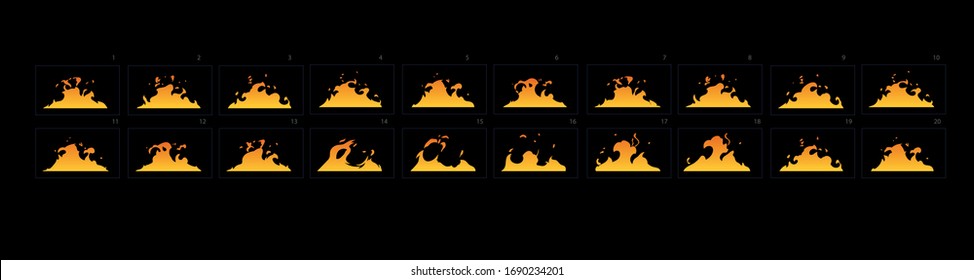 13,091 Fire Animation Images, Stock Photos & Vectors | Shutterstock