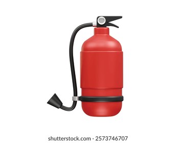 fire extinguisher 3d icon render