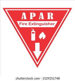 Fire Extinguisher (APAR) Template Vector