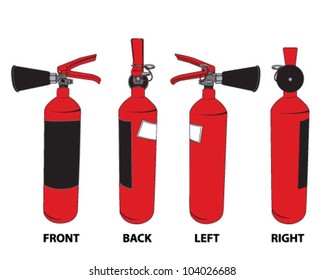 Fire extinguisher big 360 degree view