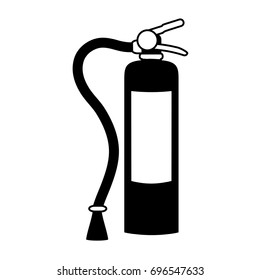 fire extinguisher with blank label icon image 