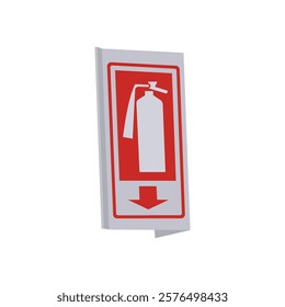 Fire Extinguisher Board, Industrial Safety Equipment illustration