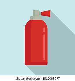 Fire extinguisher for car icon. Flat illustration of fire extinguisher for car vector icon for web design