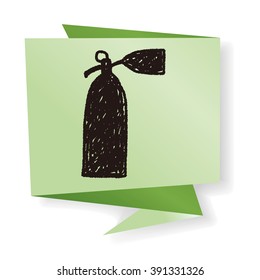 Fire extinguisher doodle