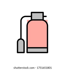 Fire extinguisher, emergency icon. Simple color with outline vector elements of firefighters icons for ui and ux, website or mobile application
