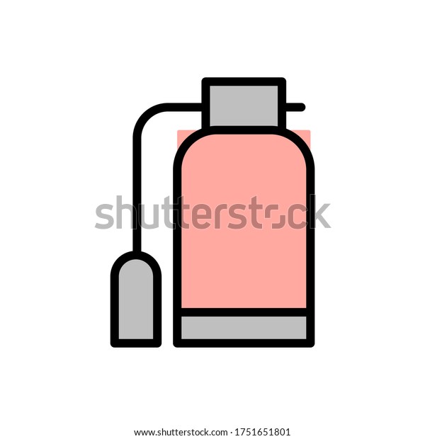 Fire extinguisher, emergency icon. Simple\
color with outline vector elements of firefighters icons for ui and\
ux, website or mobile\
application