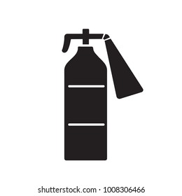 Fire extinguisher. equipment icon
