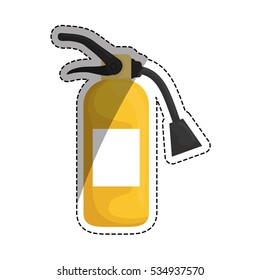 Fire extinguisher equipment icon vector illustration graphic design