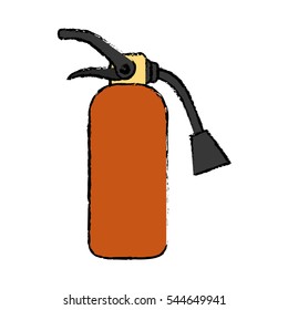 fire extinguisher equipment icon vector illustration graphic design