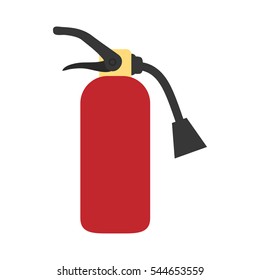 fire extinguisher equipment icon vector illustration graphic design