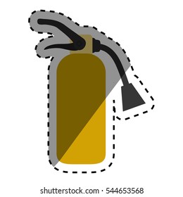 fire extinguisher equipment icon vector illustration graphic design